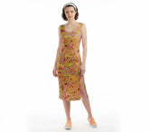 Popsica Bodycon Split Leg Midi Dress